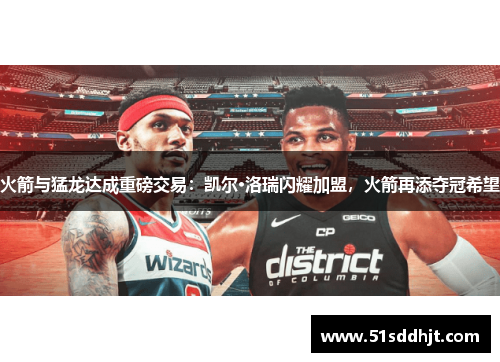 火箭与猛龙达成重磅交易：凯尔·洛瑞闪耀加盟，火箭再添夺冠希望